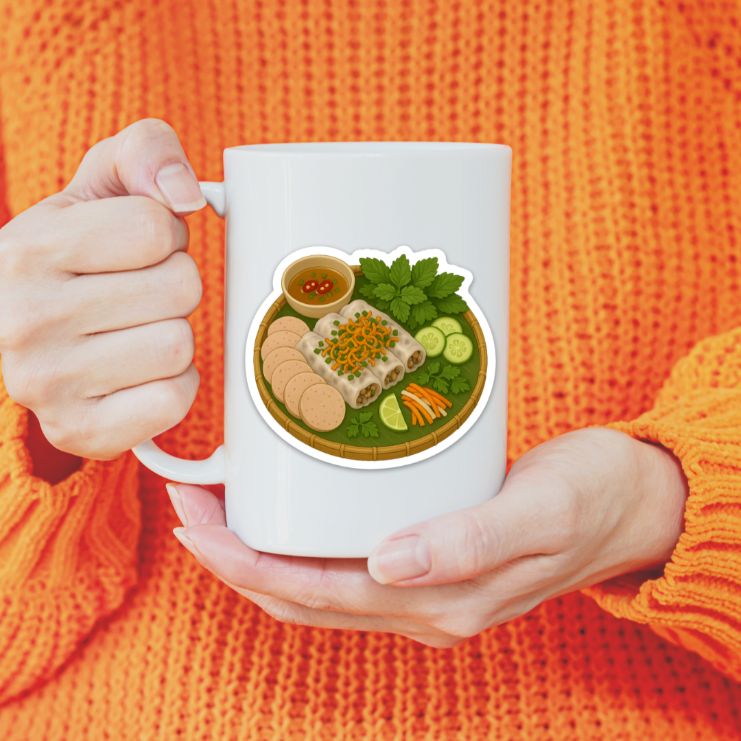 Banh Cuon – Vietnamese Food Vinyl Sticker