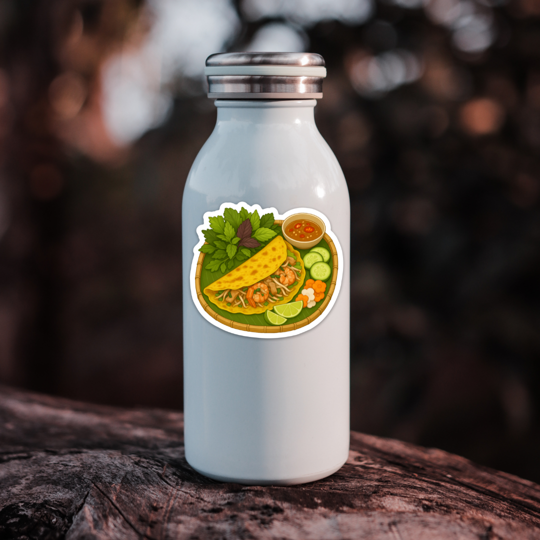 Banh Xeo – Vietnamese Food Vinyl Sticker