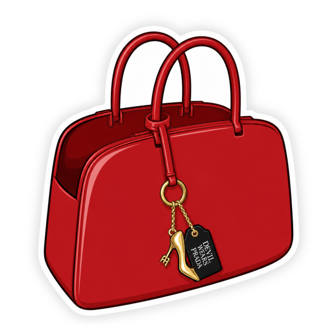 Butter Birkin Popcorn Purse Sticker