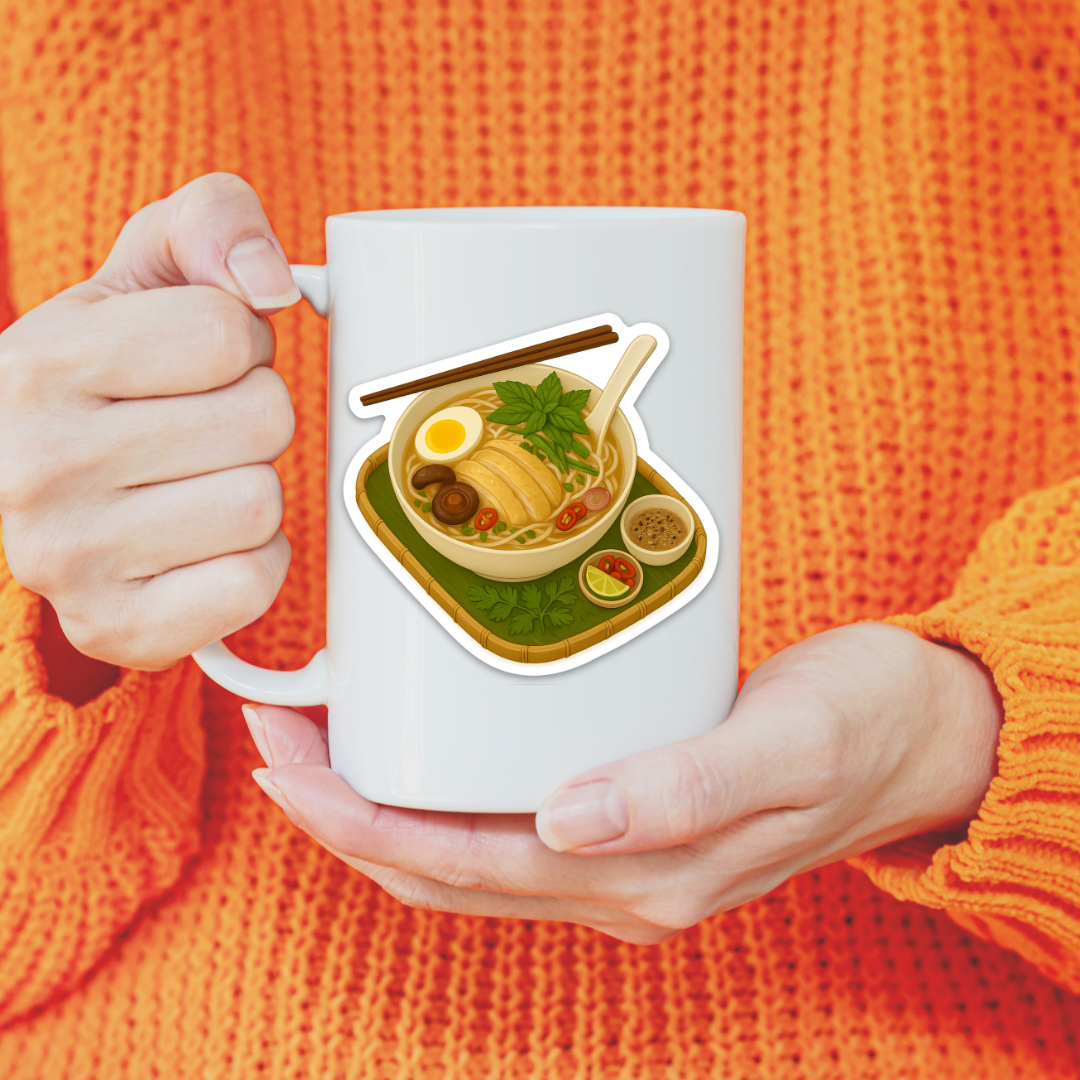 Pho Ga – Vietnamese Food Vinyl Sticker