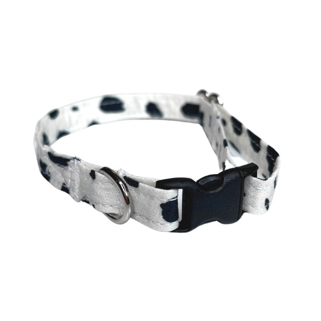 Black and White Animal Print Collar