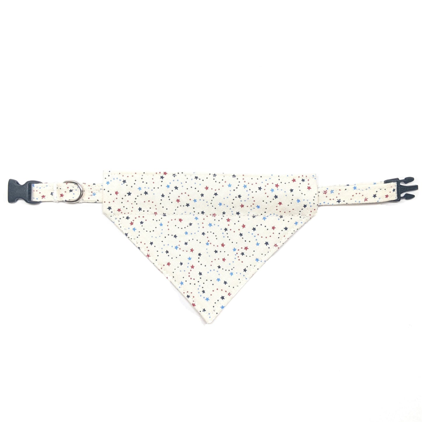 Mini Blue and Red Stars Bandana - Whiskerful 1
