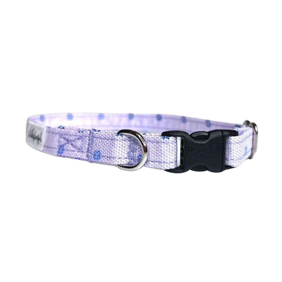 Lilac and Blue Flowers Collar