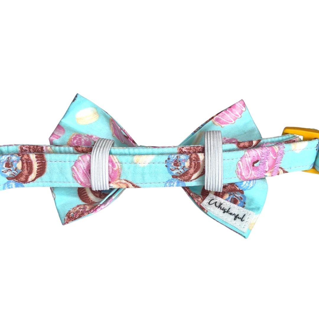 Organic Egyptian Cotton Blue & Pink Donuts and Cupcakes Bow Tie