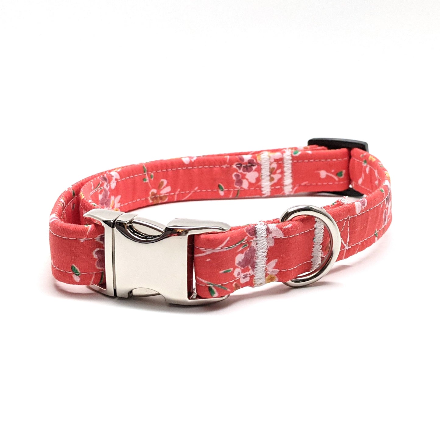 Red and Golden Yellow Floral Collar for Dogs and Cats - Whiskerful 5