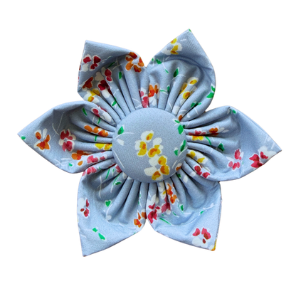 Baby Blue Wildflower Kanzashi Flower