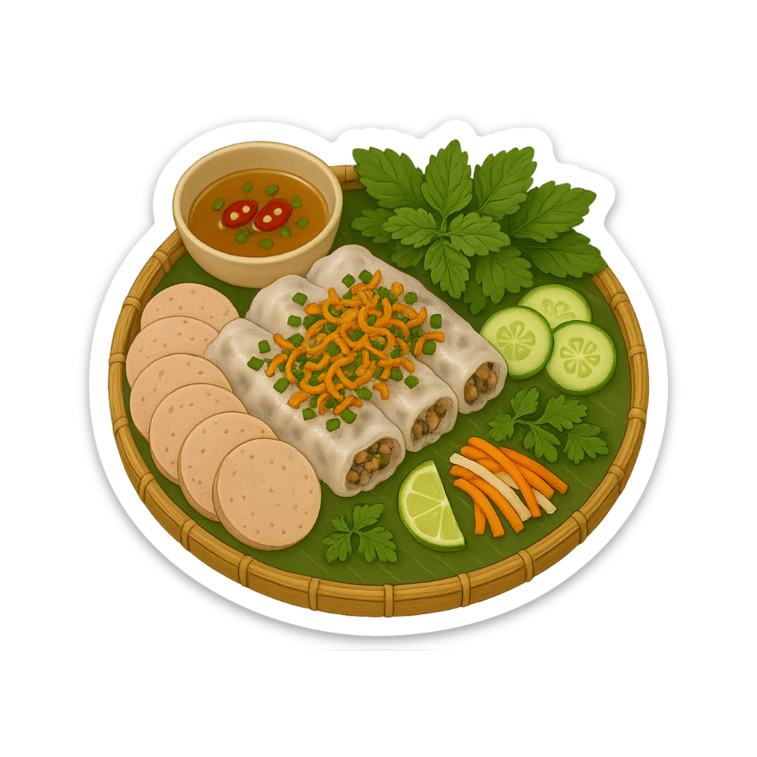 Banh Cuon – Vietnamese Food Vinyl Sticker