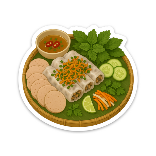 Banh Cuon – Vietnamese Food Vinyl Sticker