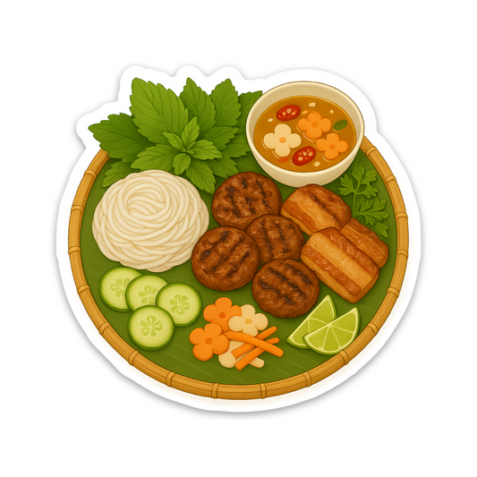 Bun Cha – Vietnamese Food Vinyl Sticker