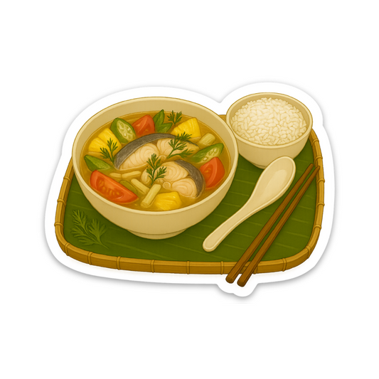 Canh Chua Ca – Vietnamese Food Vinyl Sticker