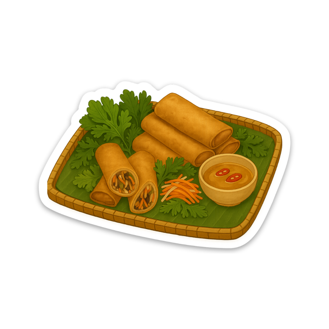 Cha Gio – Vietnamese Food Vinyl Sticker – Whiskerful