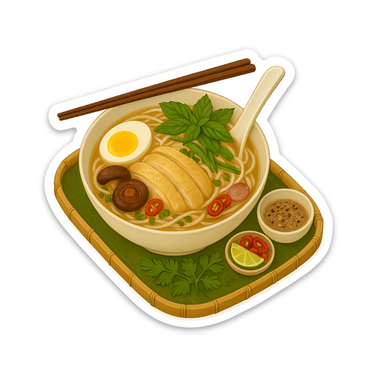 Pho Ga – Vietnamese Food Vinyl Sticker