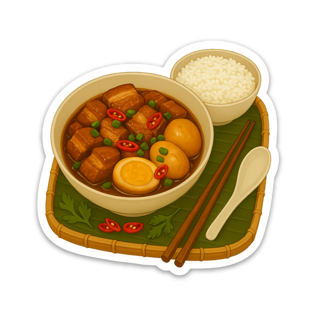 Thit Kho Tau – Vietnamese Food Vinyl Sticker