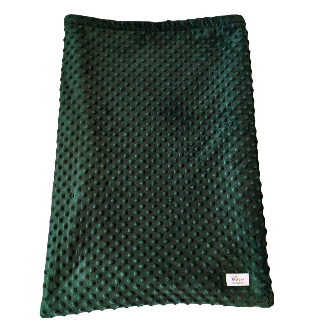 Emerald green burrow bed lay flat for cats and small dogs up to 50 lbs