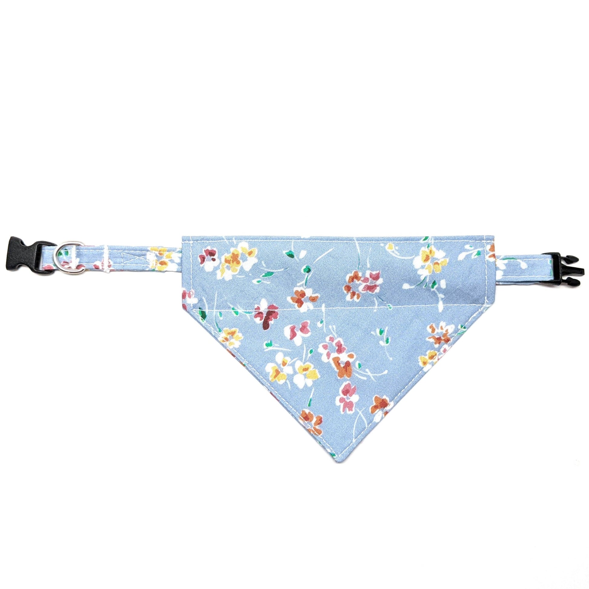 Baby Blue Floral Bandana (Limited Edition) - Whiskerful 1