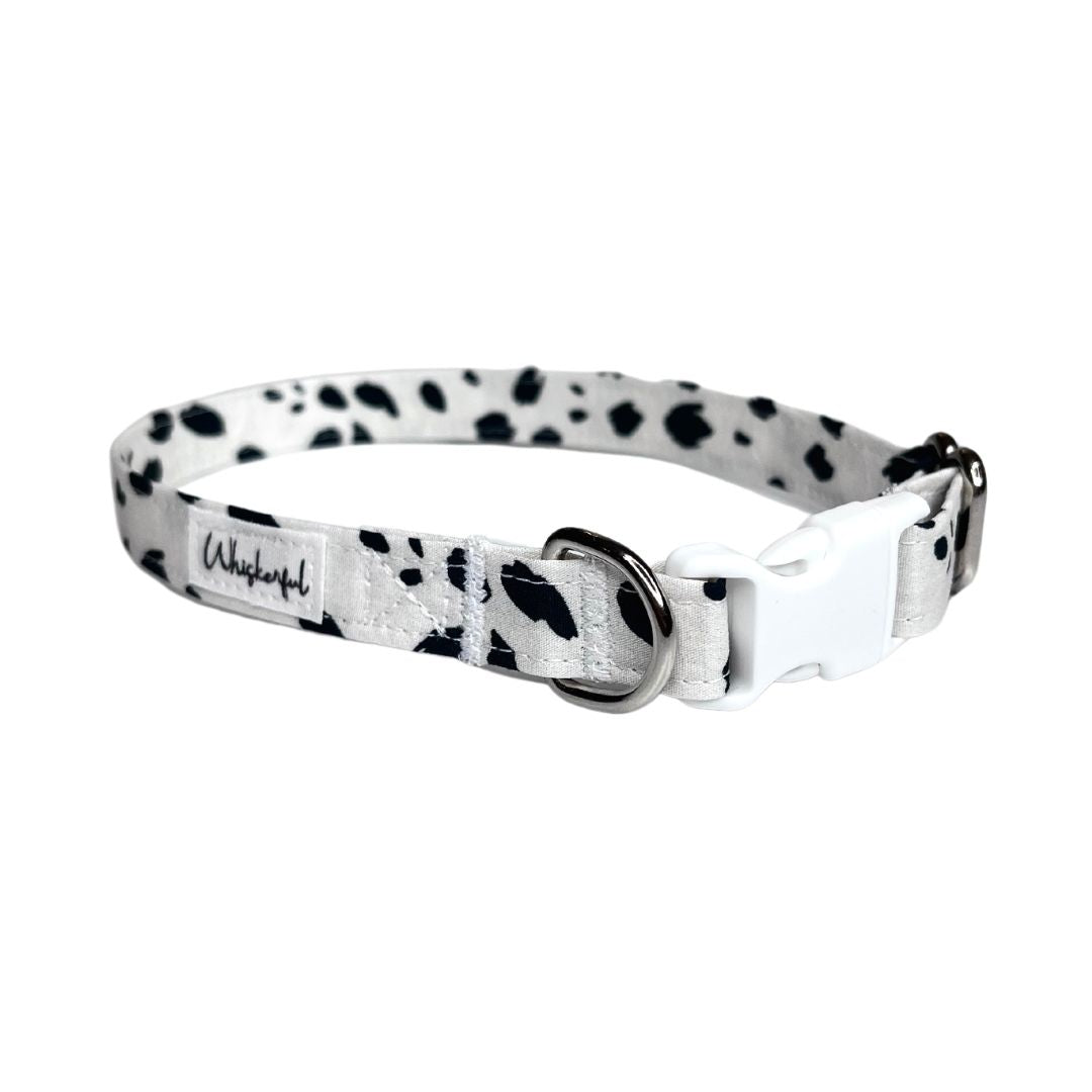 Black and White Animal Print Collar