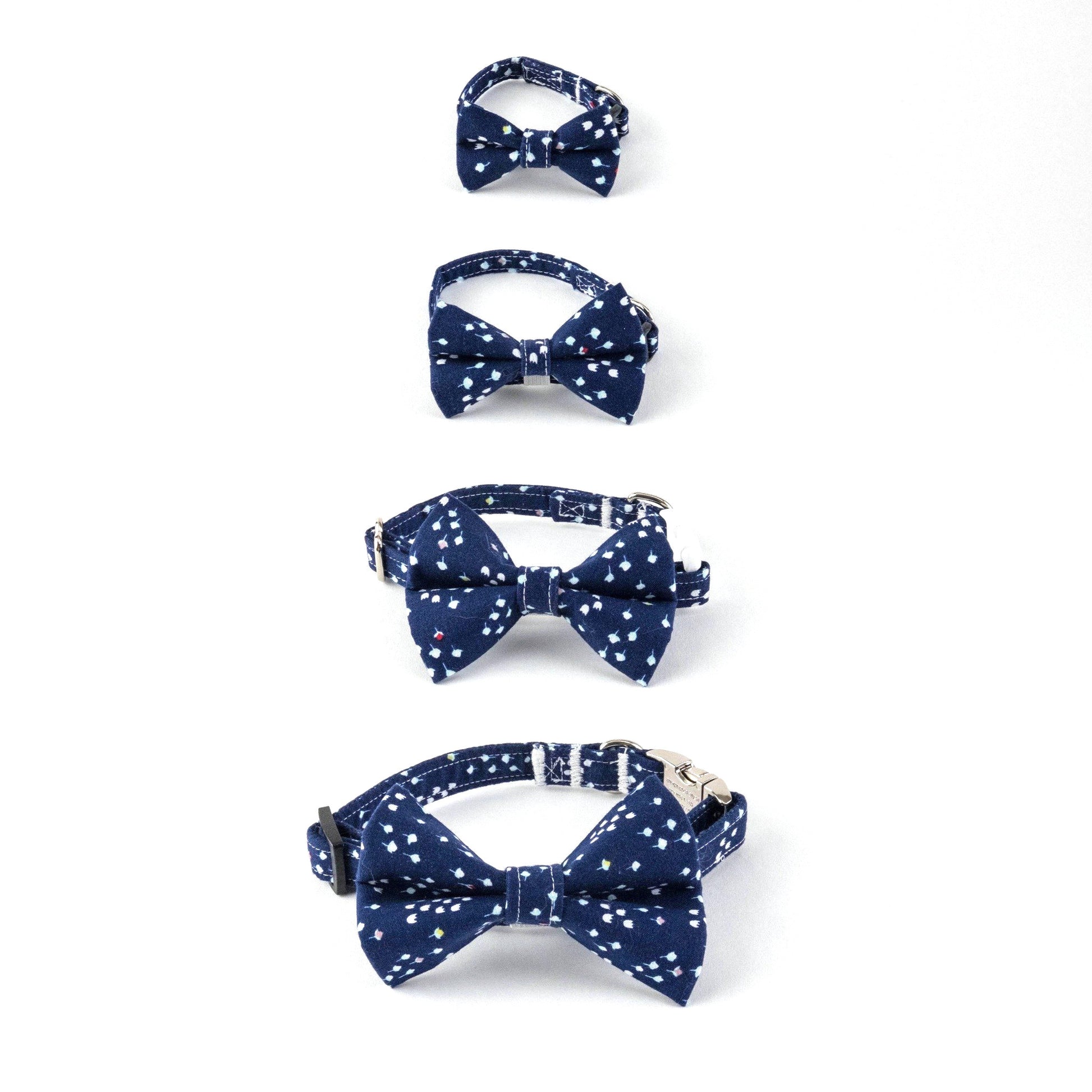 Navy Dog and Cat Bow Tie - Whiskerful 2