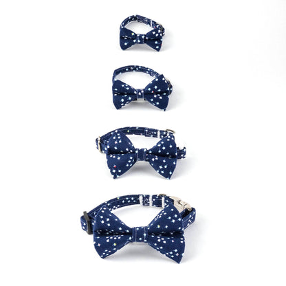 Navy Dog and Cat Bow Tie - Whiskerful 2