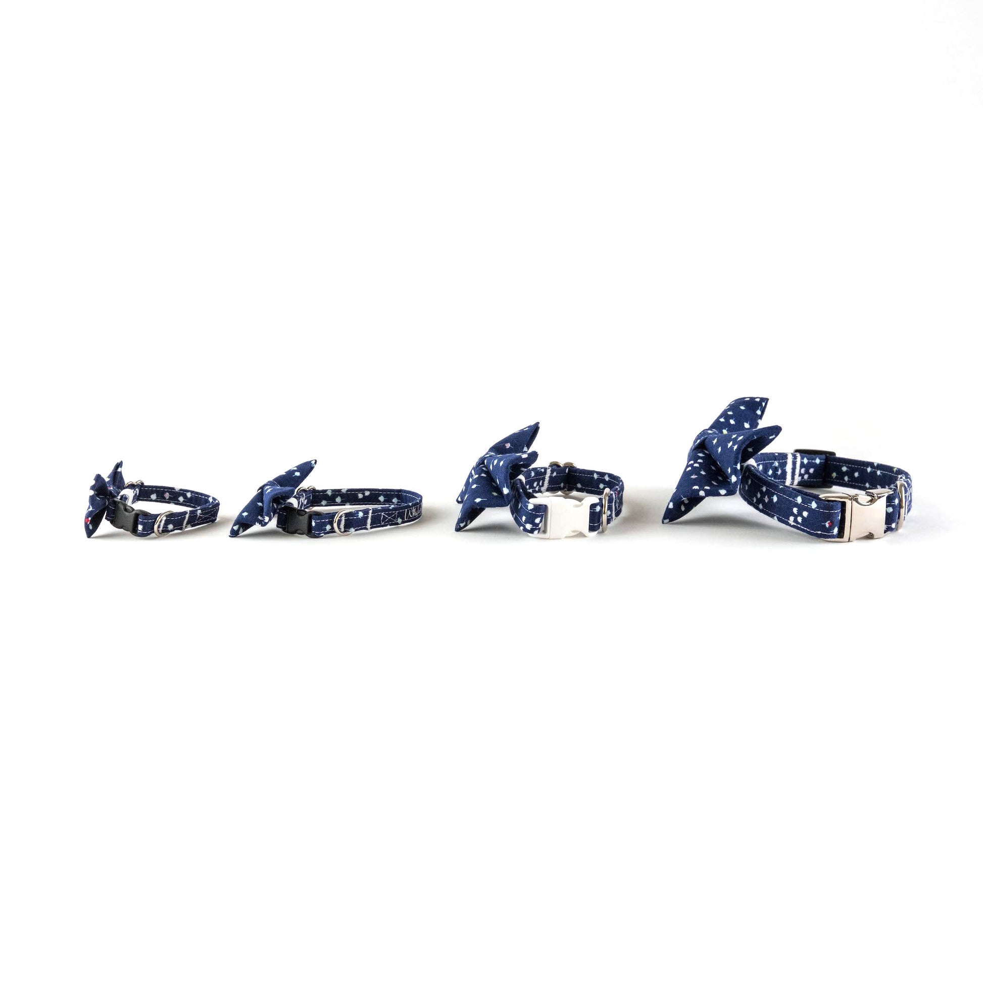 Navy Dog and Cat Collar - Whiskerful 2