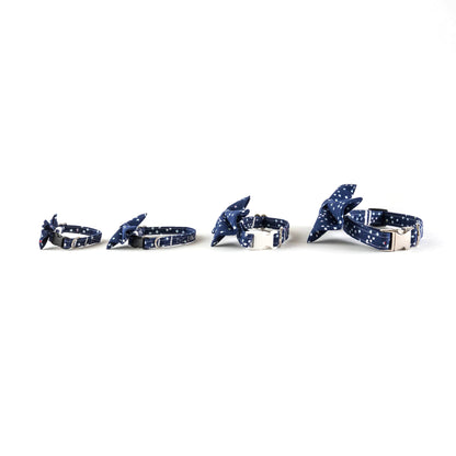 Navy Dog and Cat Collar - Whiskerful 2