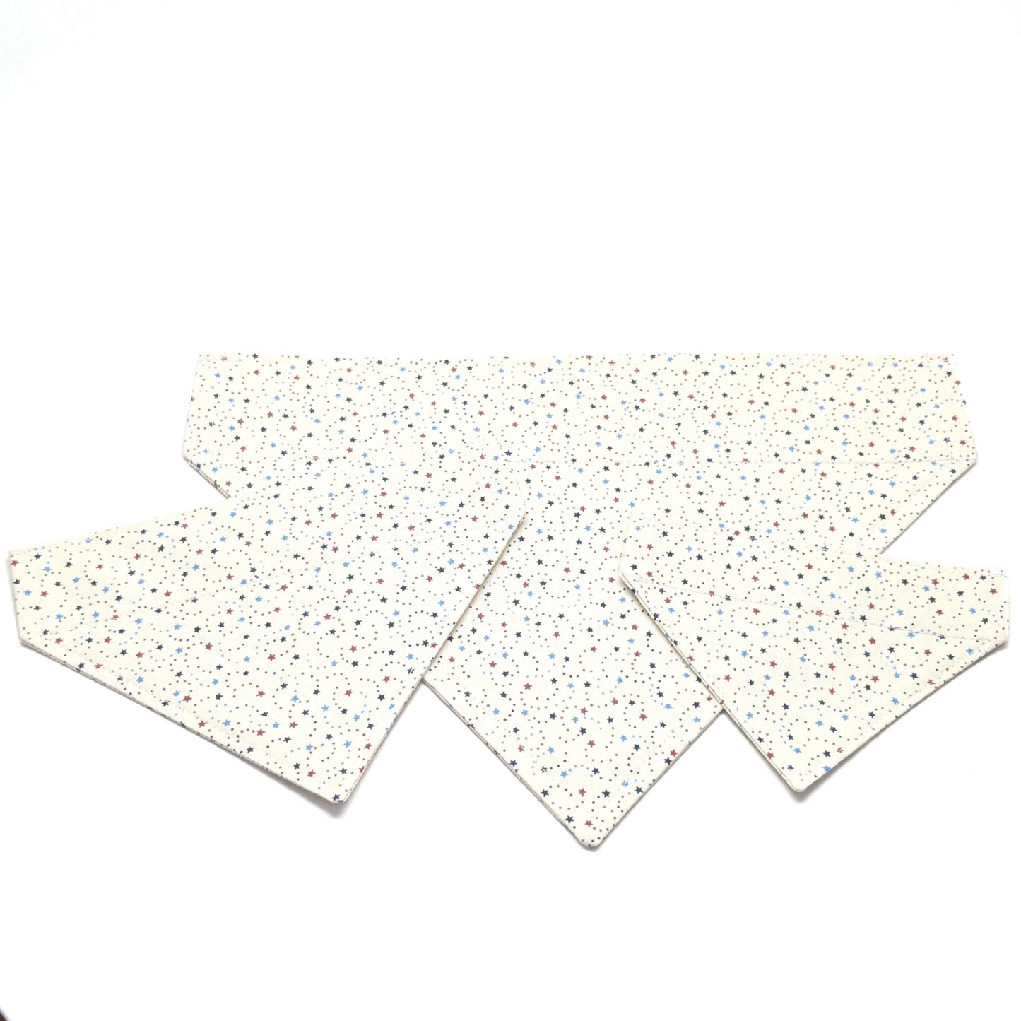 Mini Blue and Red Stars Bandana - Whiskerful 2