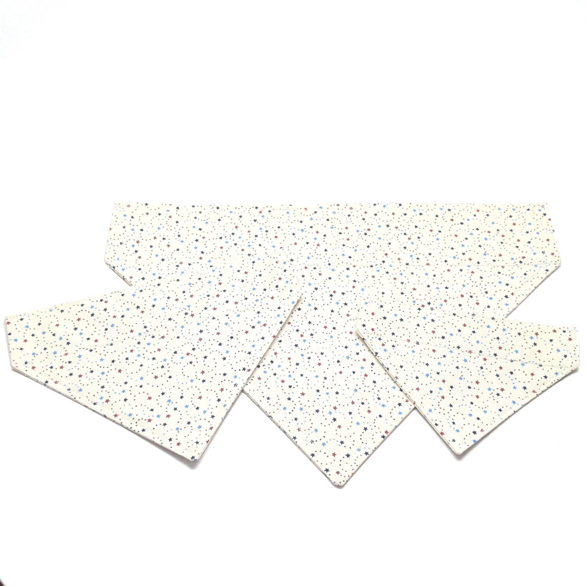 Mini Blue and Red Stars Bandana - Whiskerful 2