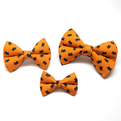 Halloween Black Cat Bow Tie