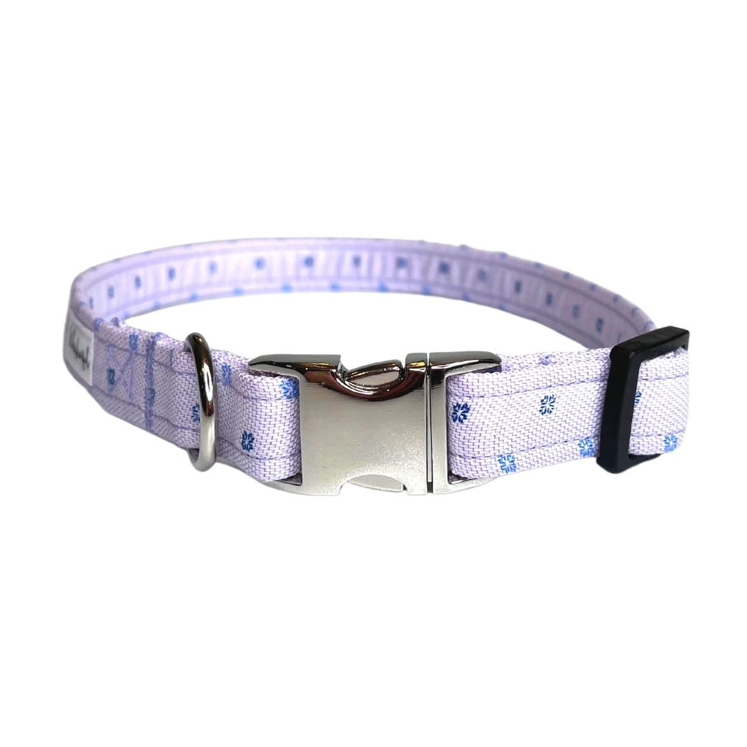 Lilac and Blue Flowers Collar