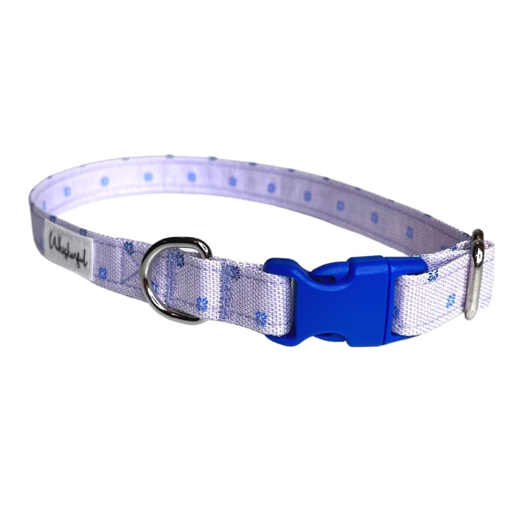 Lilac and Blue Flowers Collar