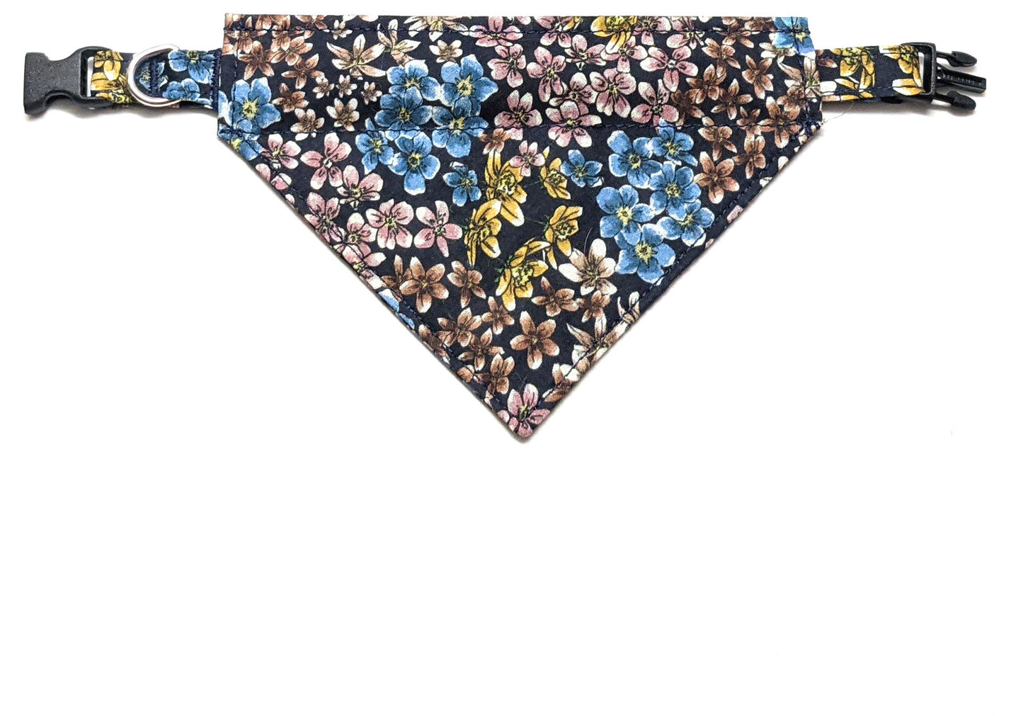 Dog and Cat Indigo Floral Bandana - Whiskerful 1