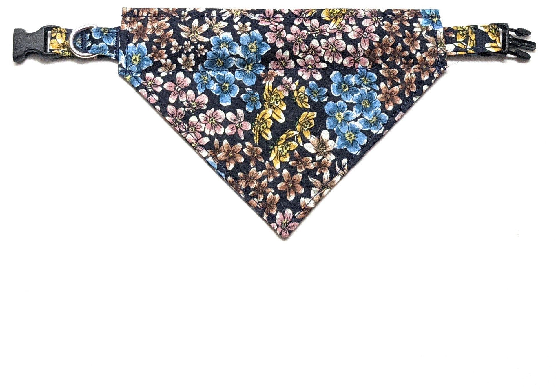 Dog and Cat Indigo Floral Bandana - Whiskerful 1