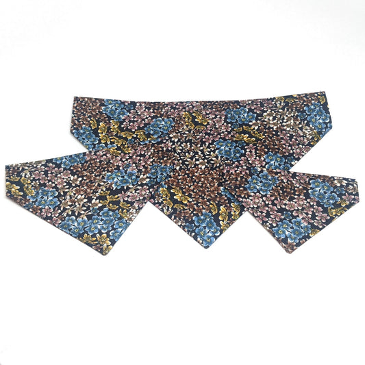 Dog and Cat Indigo Floral Bandana - Whiskerful 4